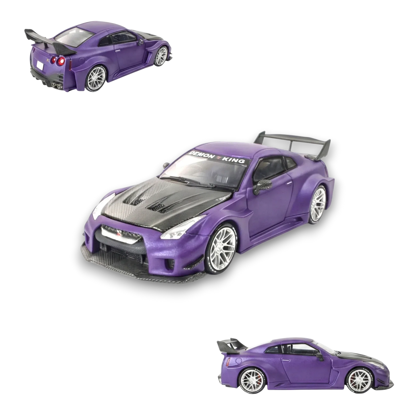 Demon King Auto GT-R R35RR Royal Purple 1:64 - ToylandEU