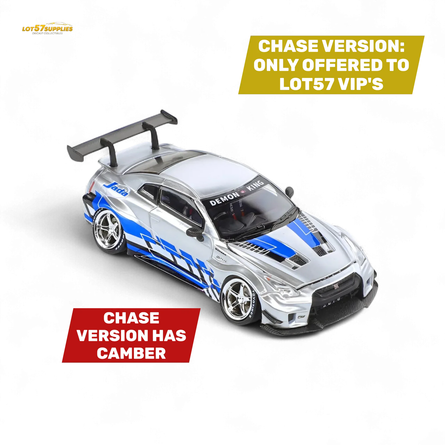 Demon King Auto GTR35 RR Blueberry Livery 1:64 - ToylandEU
