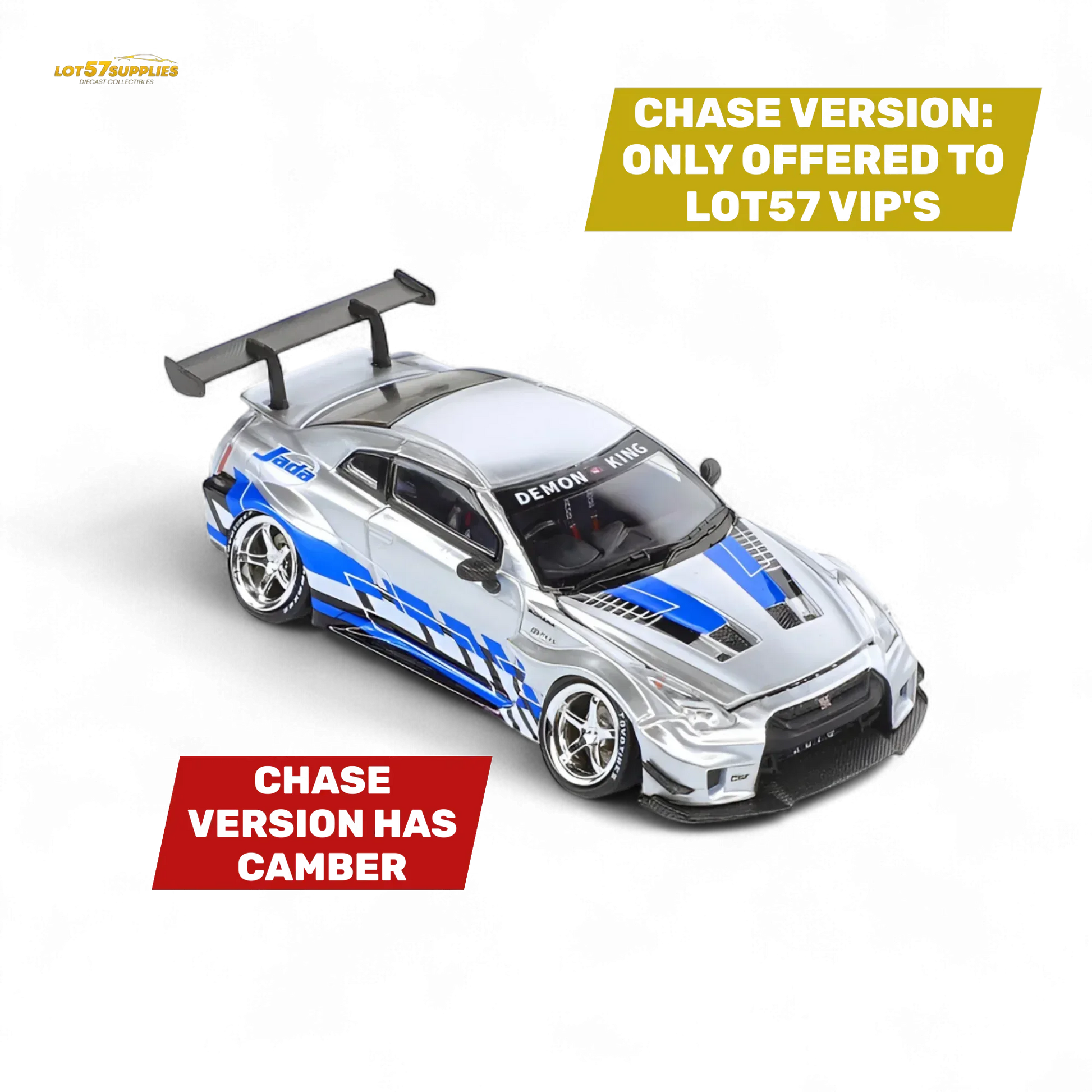 Demon King Auto GTR35 RR Blueberry Livery 1:64 - ToylandEU