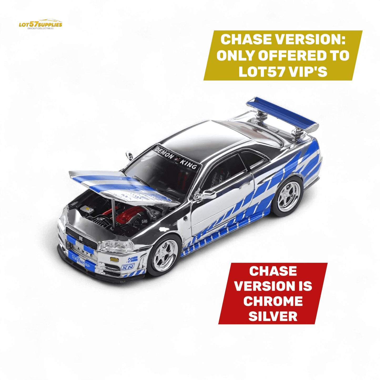 Demon King Auto Skyline GT-R R34 Z-Tune 1:64 - ToylandEU