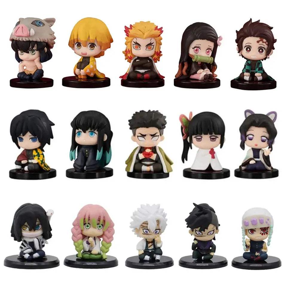  Demon Slayer Action Figure 5 Styles Q Version Bandai -  ToylandEU™