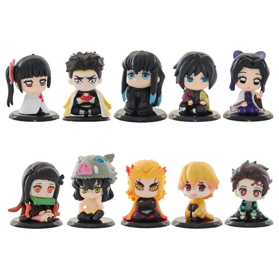 Demon Slayer Action Figure Five Styles Set Tanjiro -  ToylandEU™