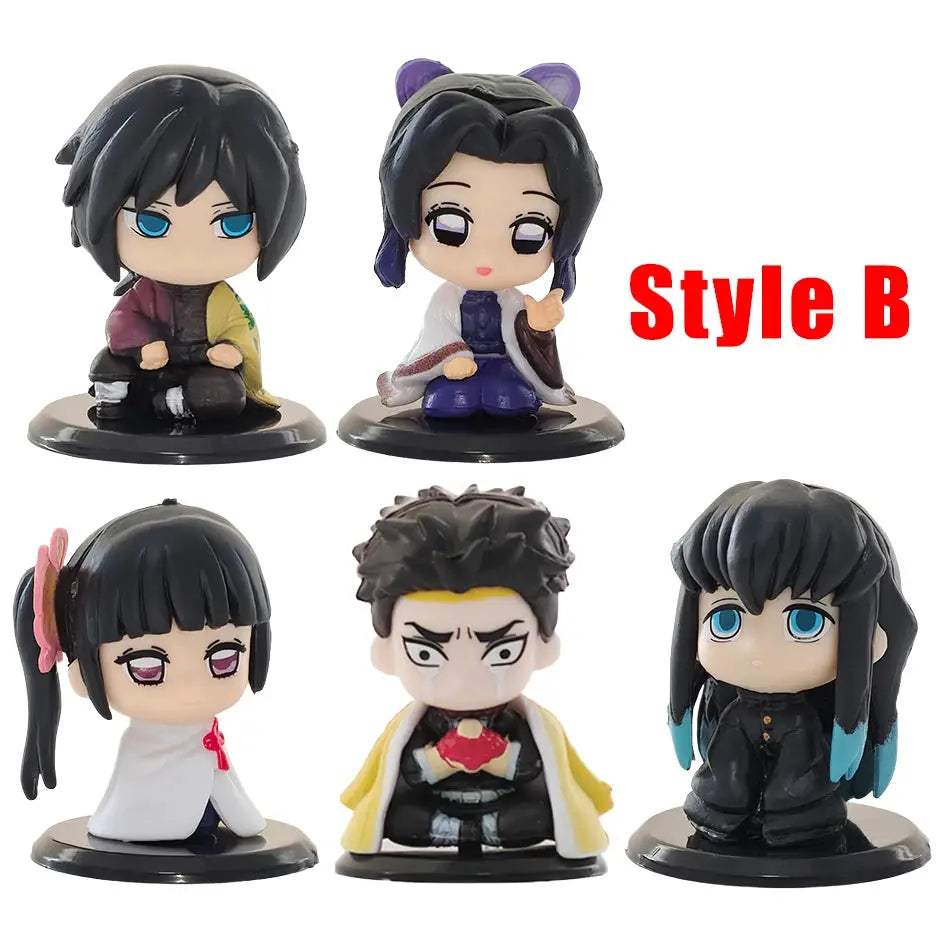  Demon Slayer Action Figure Five Styles Set Tanjiro -  ToylandEU™