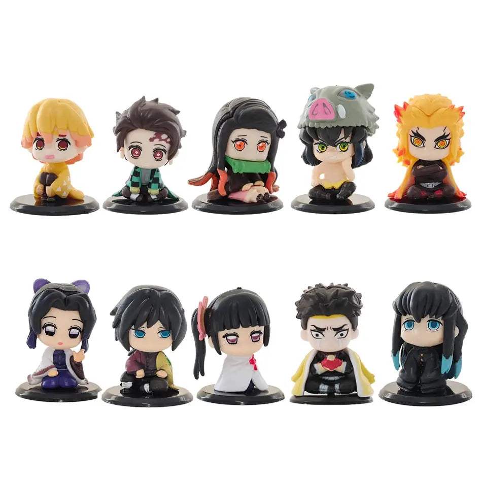 Demon Slayer Action Figure Five Styles Set Tanjiro -  ToylandEU™