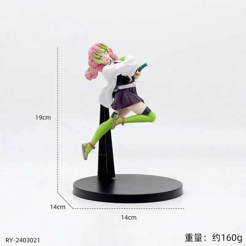 Demon Slayer Action Figures Tanjirou Nezuko Zenitsu Kanroji Mitsuri Muichirou Uzui Anime Figurines - ToylandEU