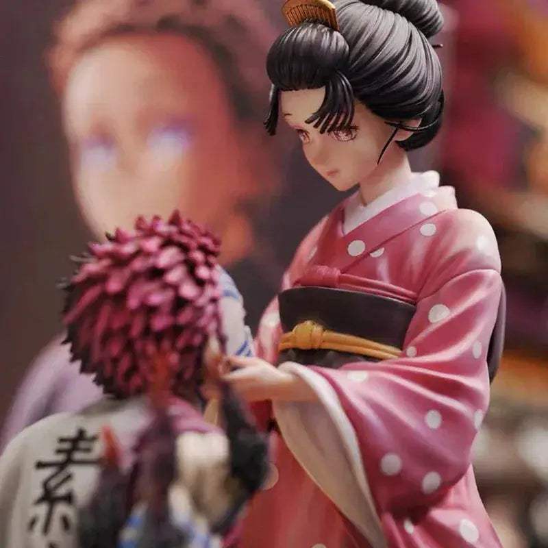 Demon Slayer Akaza Koyuki Figure With Cherry Blossom Scene - ToylandEU
