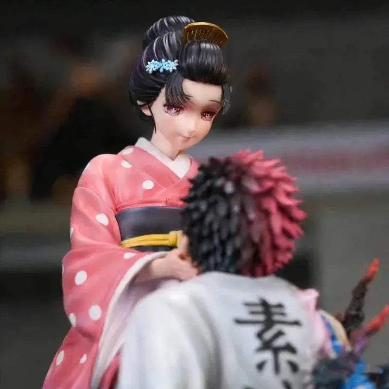 Demon Slayer Akaza Koyuki Figure With Cherry Blossom Scene - ToylandEU