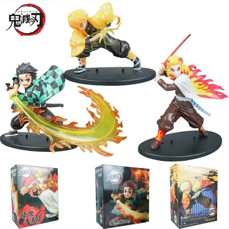 Demon Slayer Anime Figure PVC Model Tanjiro Premium Detail Gift - ToylandEU