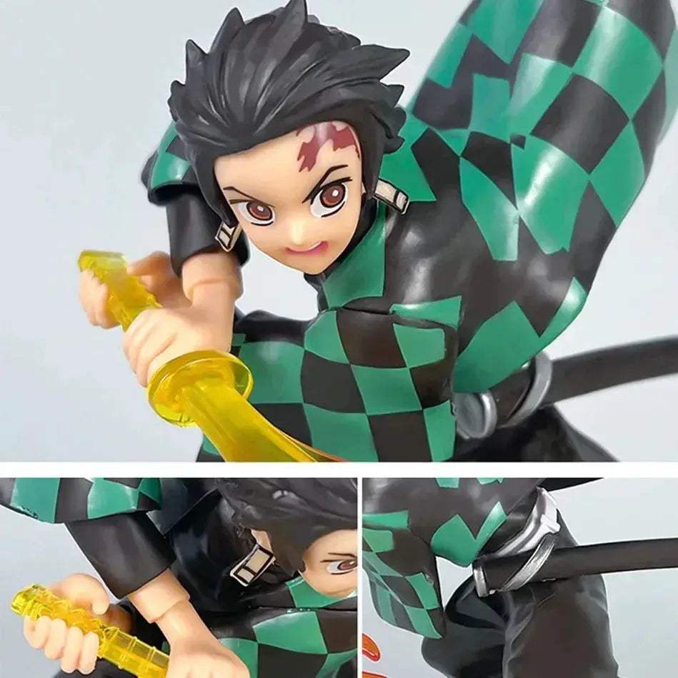 Demon Slayer Anime Figure PVC Model Tanjiro Premium Detail Gift - ToylandEU
