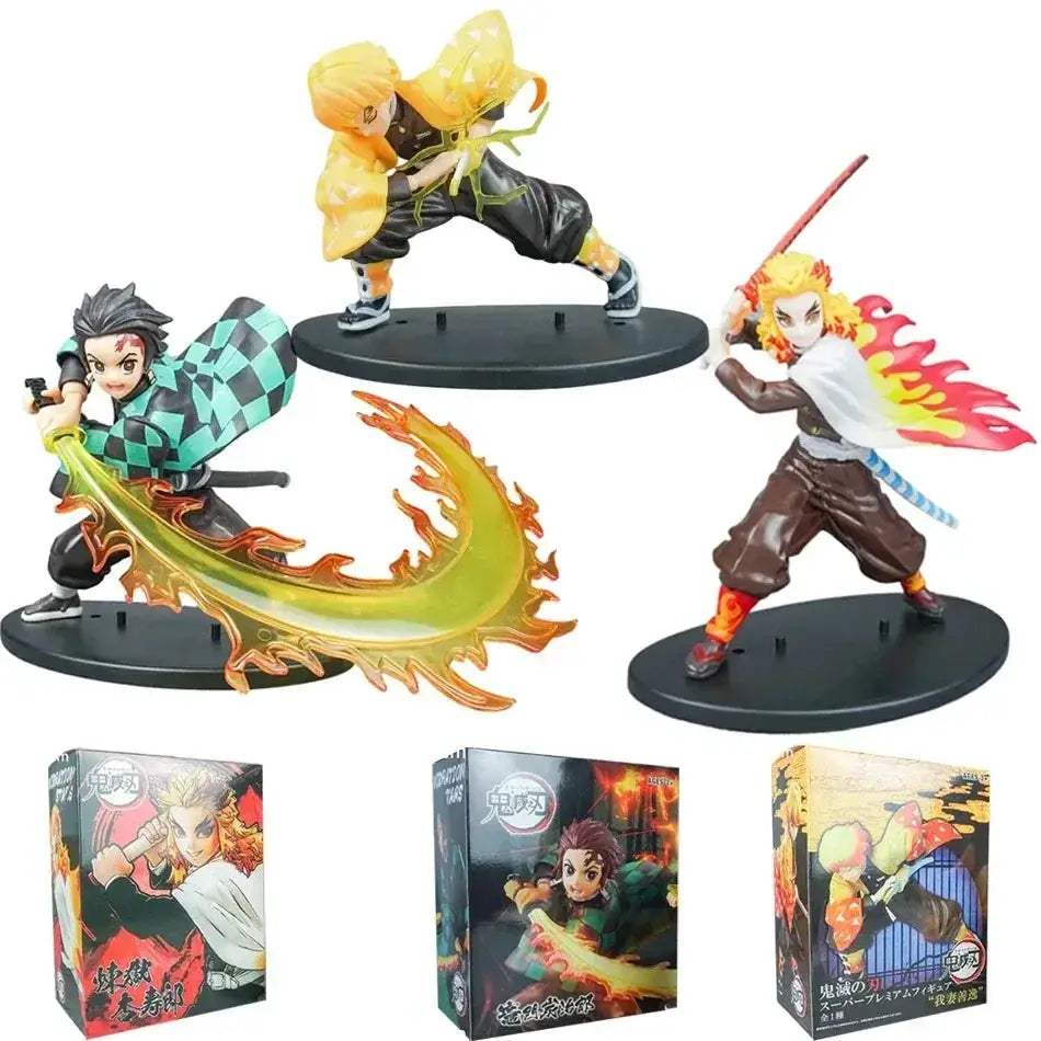 Demon Slayer Anime Figure PVC Model Tanjiro Premium Detail Gift - ToylandEU