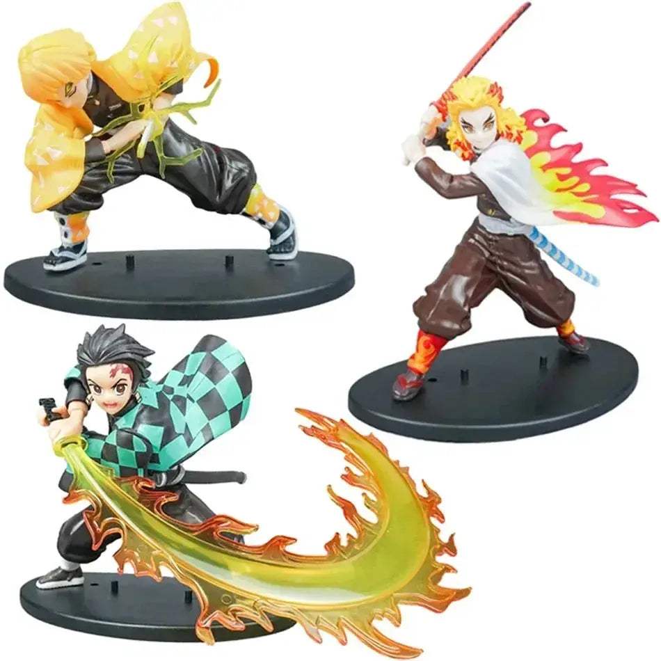 Demon Slayer Anime Figure PVC Model Tanjiro Premium Detail Gift - ToylandEU