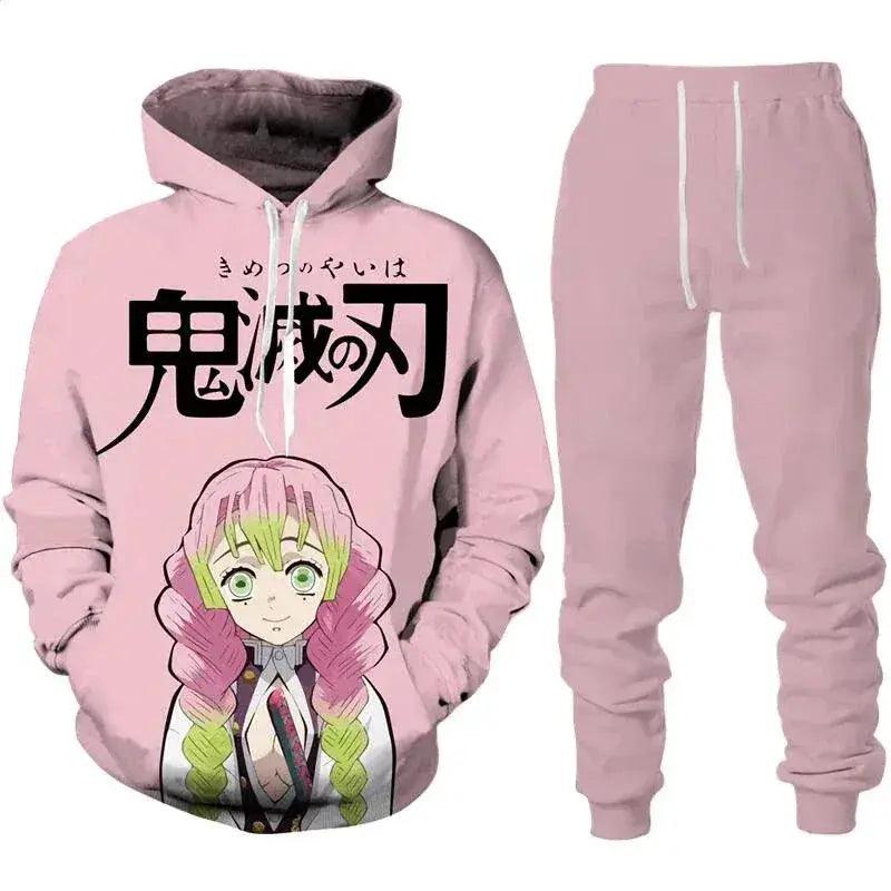  Demon Slayer Anime Hoodie Tracksuit Oversize Streetwear -  ToylandEU™
