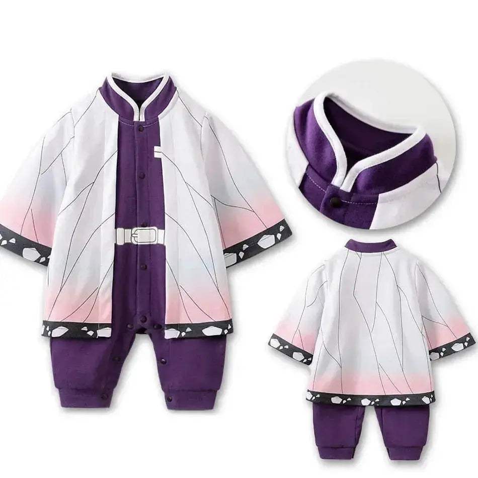Demon Slayer Baby Romper Costume Cosplay Ready Unisex Kids Halloween - ToylandEU