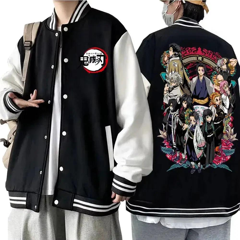  Demon Slayer Baseball Jacket Bandai Collaboration Art -  ToylandEU™
