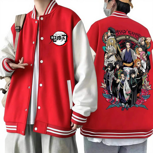  Demon Slayer Baseball Jacket Bandai Collaboration Art -  ToylandEU™