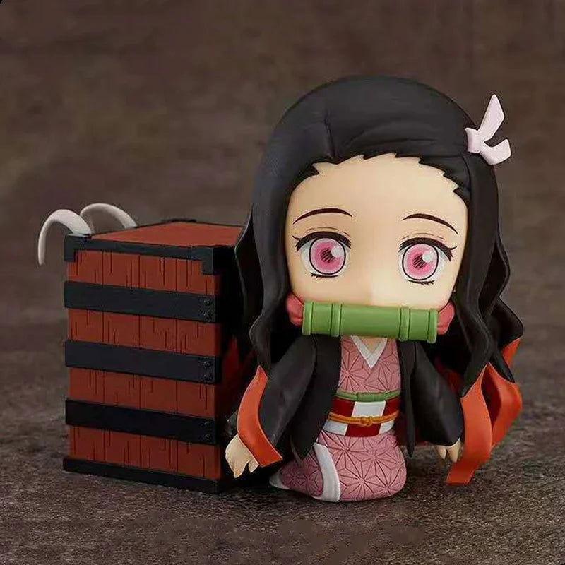  Demon Slayer Chibi Mini Figures 10Cm Cute Collectibles Set 