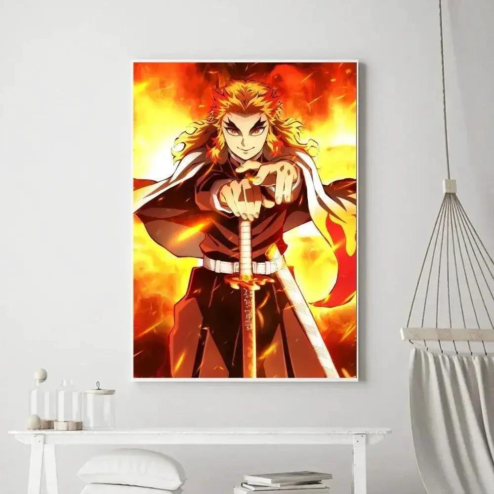  Demon Slayer Classic Anime Wall Art Poster Prints, Painting Bedroom Living Room Wall Bar Restaurant Decor -  ToylandEU™