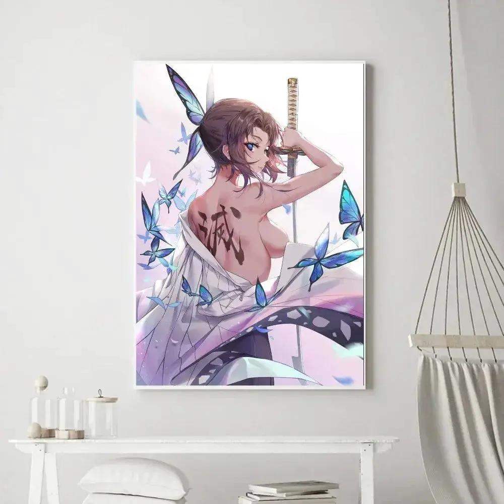Demon Slayer Classic Anime Wall Art Poster Prints, Painting Bedroom Living Room Wall Bar Restaurant Decor - ToylandEU