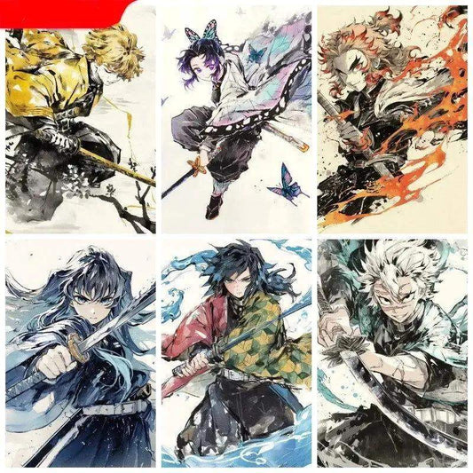  Demon Slayer Diamond Painting Kit Mosaic, Kimetsu no Yaiba Artist DIY Kit Home Decoration Picture Wall Art -  ToylandEU™
