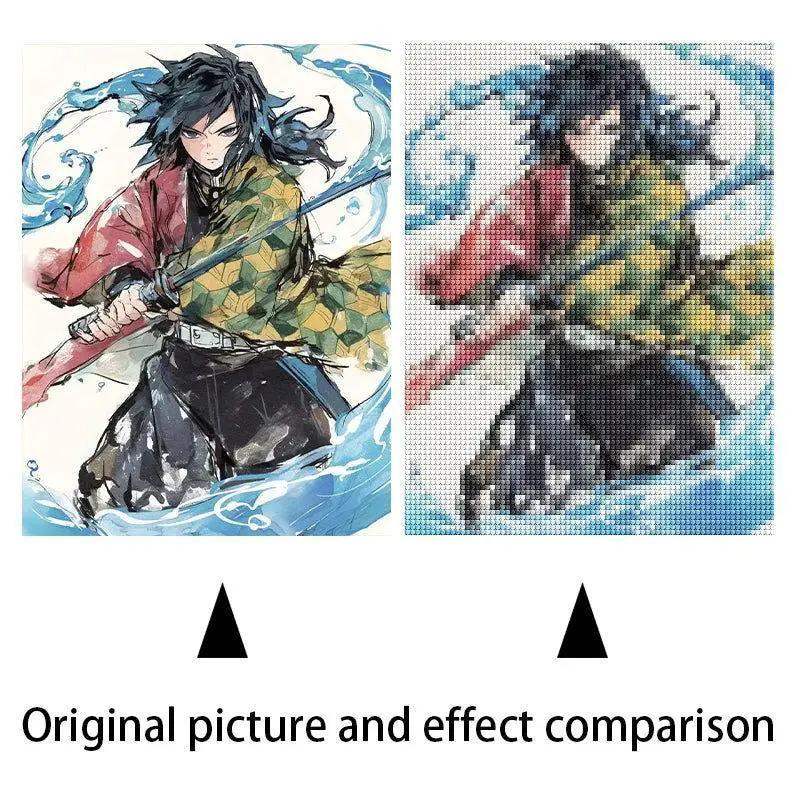 Demon Slayer Diamond Painting Kit For Stunning Wall Art - ToylandEU