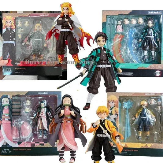  Demon Slayer Figma Figure Set Deluxe Edition Miniso -  ToylandEU™