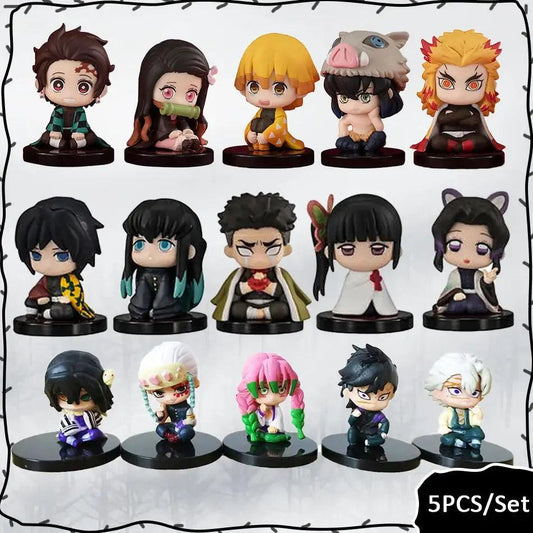  Demon Slayer Figure Set Tanjiro Inosuke Zenitsu Posable -  ToylandEU™