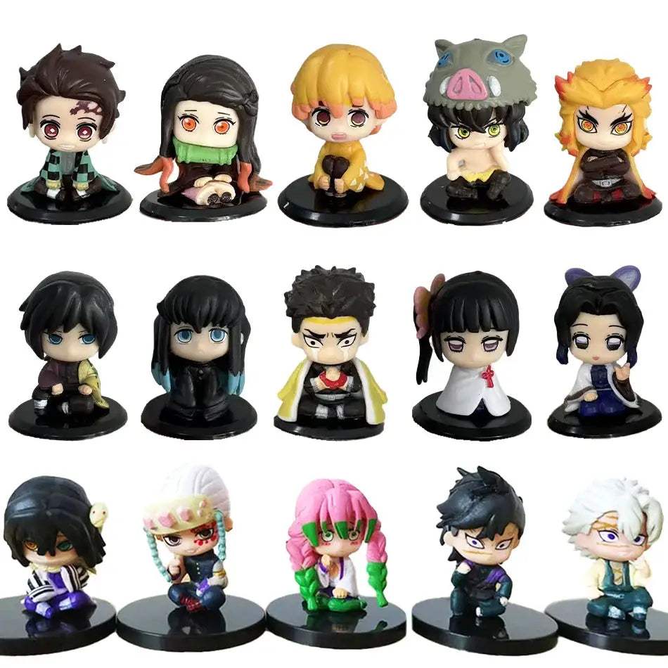  Demon Slayer Figure Set Tanjiro Inosuke Zenitsu Posable -  ToylandEU™