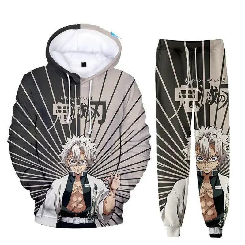  Demon Slayer Hoodie 2 Piece Cosplay Set Oversized -  ToylandEU™