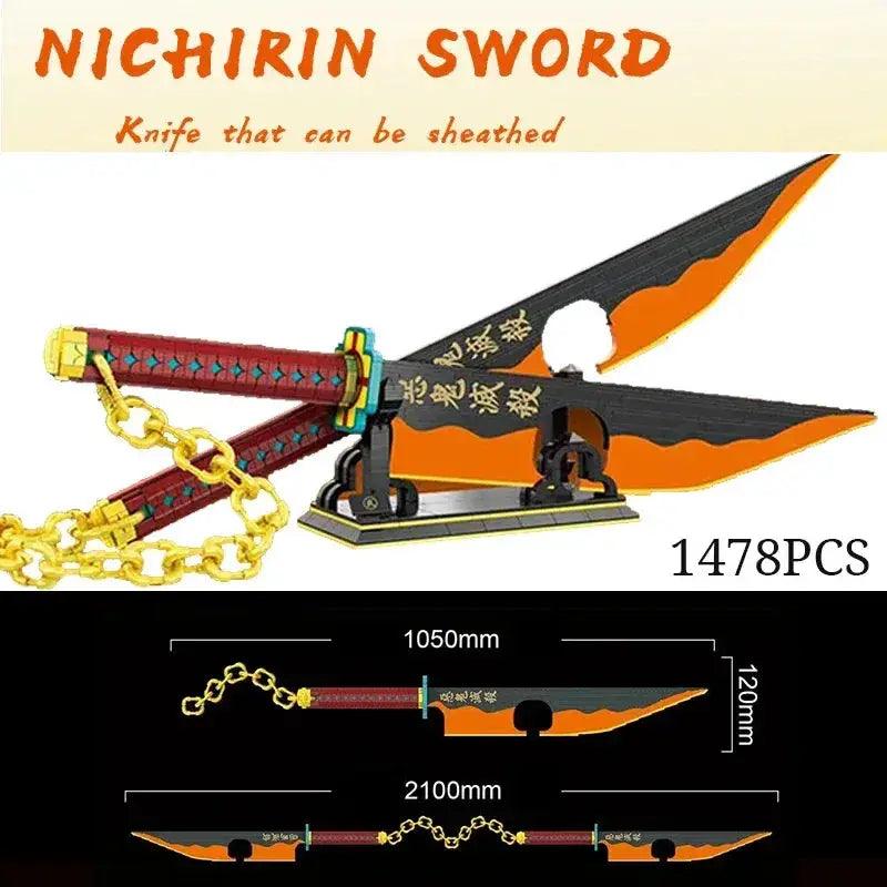  Demon Slayer Katana Building Blocks Light Up Set -  ToylandEU™