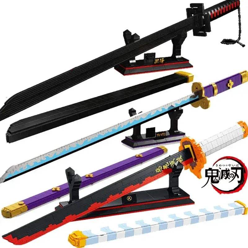 Demon Slayer Katana Building Blocks Light Up Toy Set - ToylandEU