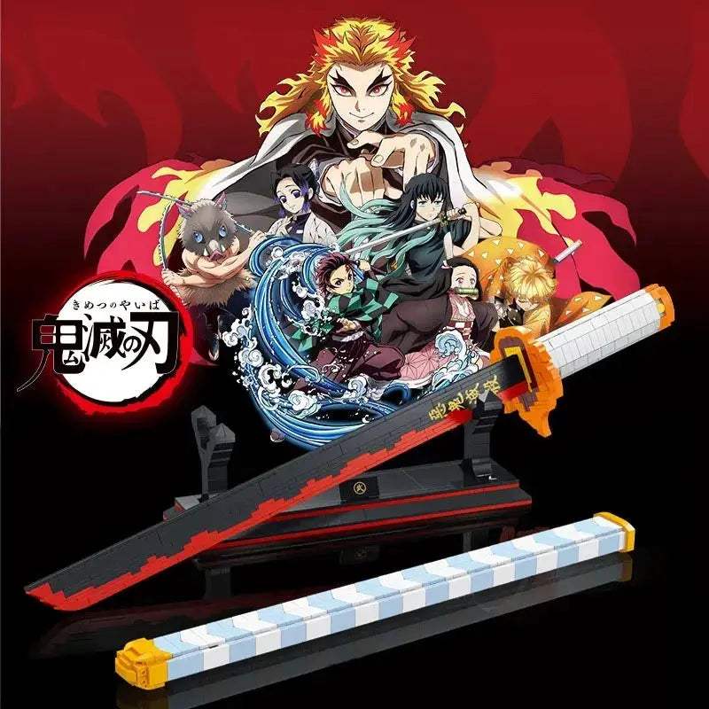 Demon Slayer Katana Building Blocks Light Up Toy Set - ToylandEU