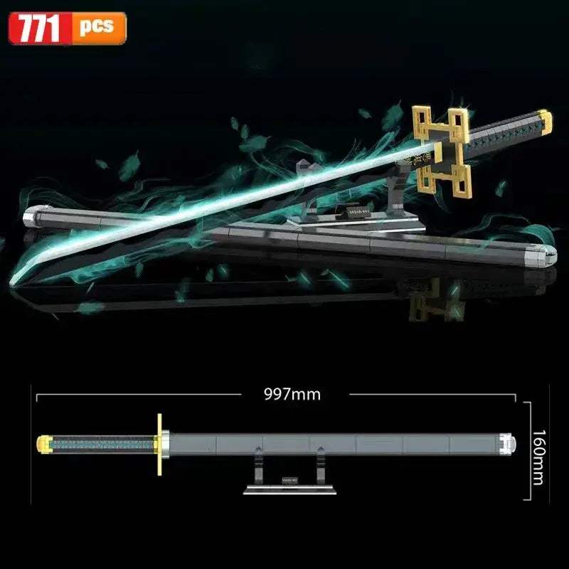 Demon Slayer Katana Building Blocks Light Up Toy Set - ToylandEU