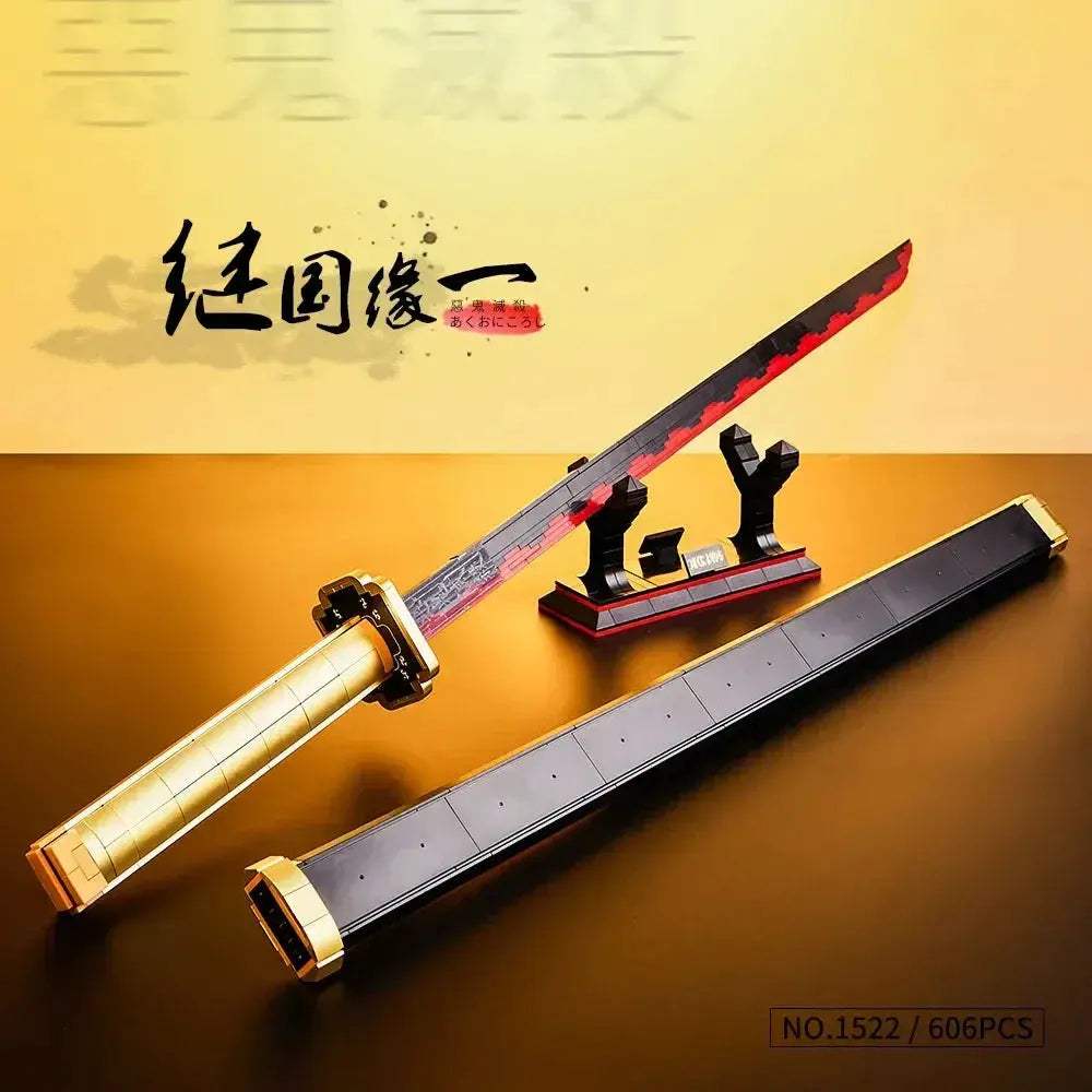 Demon Slayer Katana Building Blocks Light Up Toy Set - ToylandEU