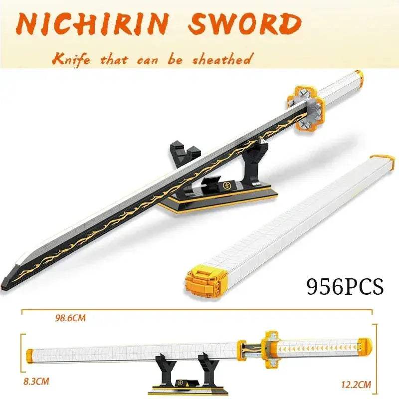 Demon Slayer Katana Building Blocks Light Up Toy Set - ToylandEU