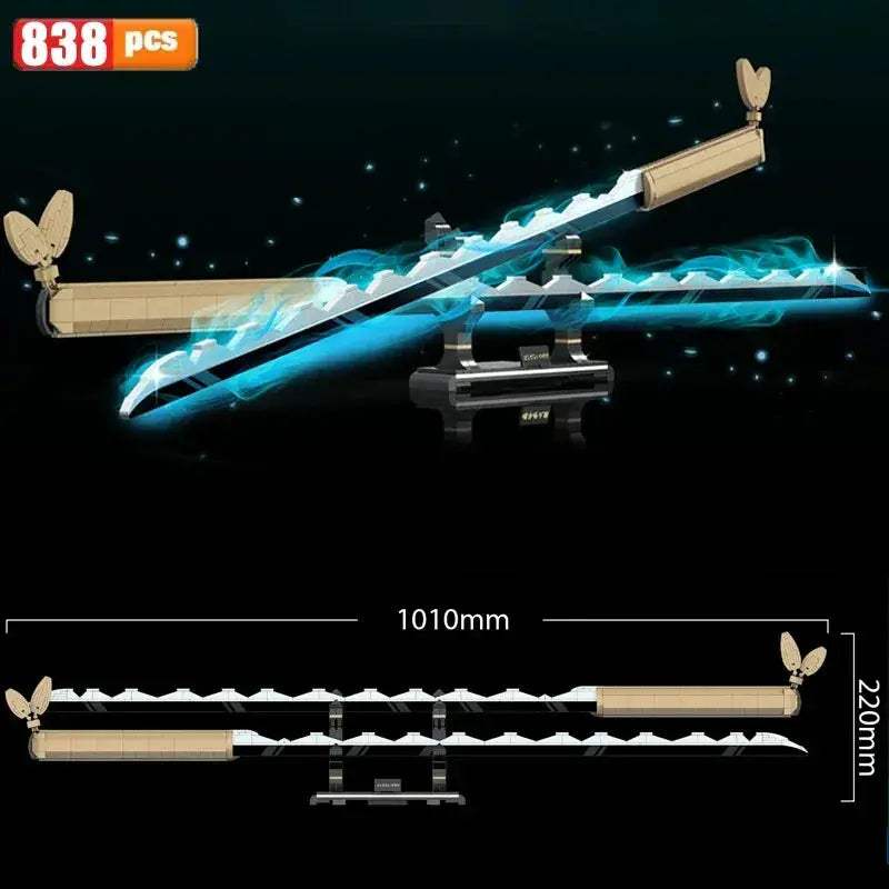 Demon Slayer Katana Building Blocks Light Up Toy Set - ToylandEU