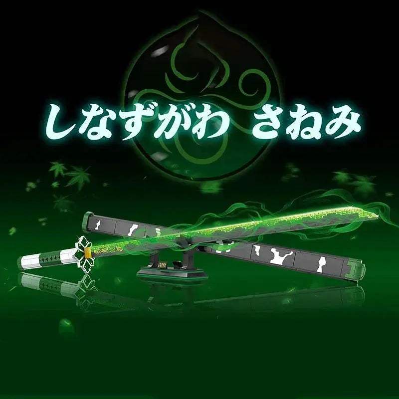Demon Slayer Katana Building Blocks Light Up Toy Set - ToylandEU
