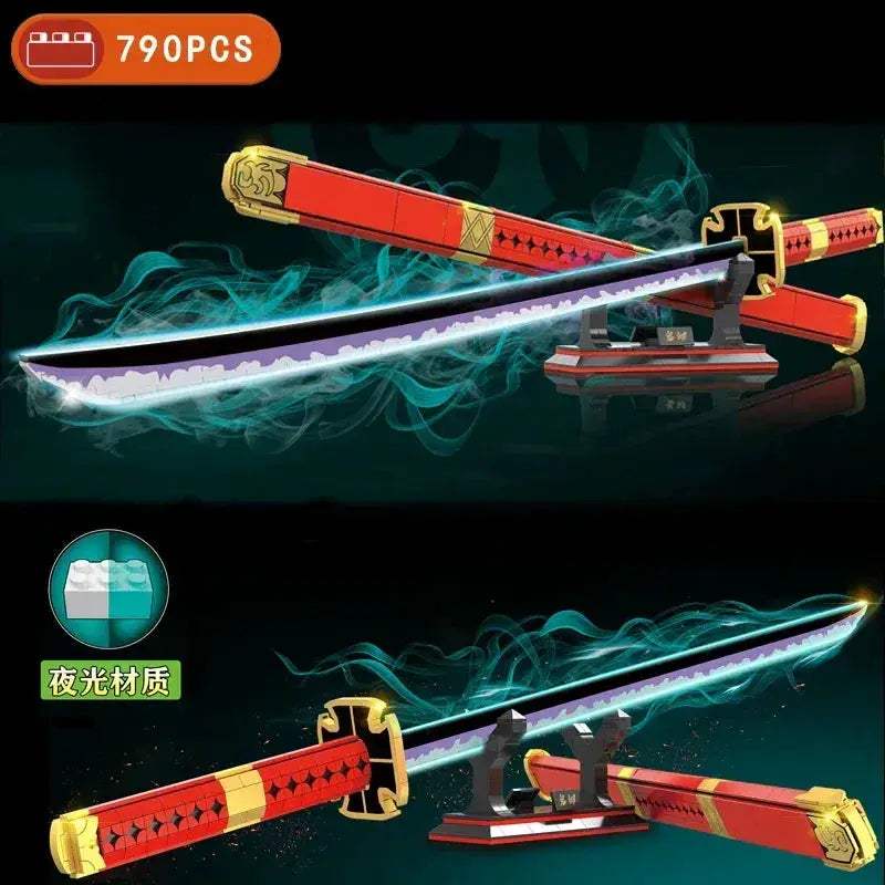 Demon Slayer Katana Building Blocks Light Up Toy Set - ToylandEU