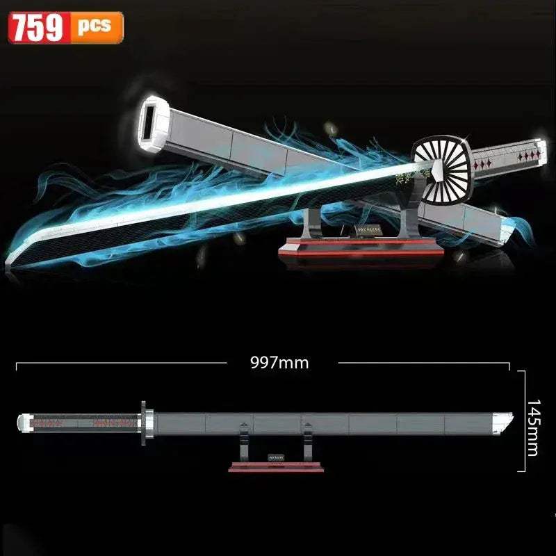 Demon Slayer Katana Building Blocks Light Up Toy Set - ToylandEU