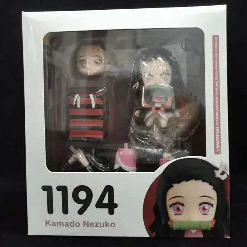 Demon Slayer Mini Anime Figurines, Inosuke, Tanjirou, Nezuko, Zenitsu, Giyuu, Regoukou, Tengen, Cute Kawaii Chibi Kimetsu no Yaiba 10 cm - ToylandEU