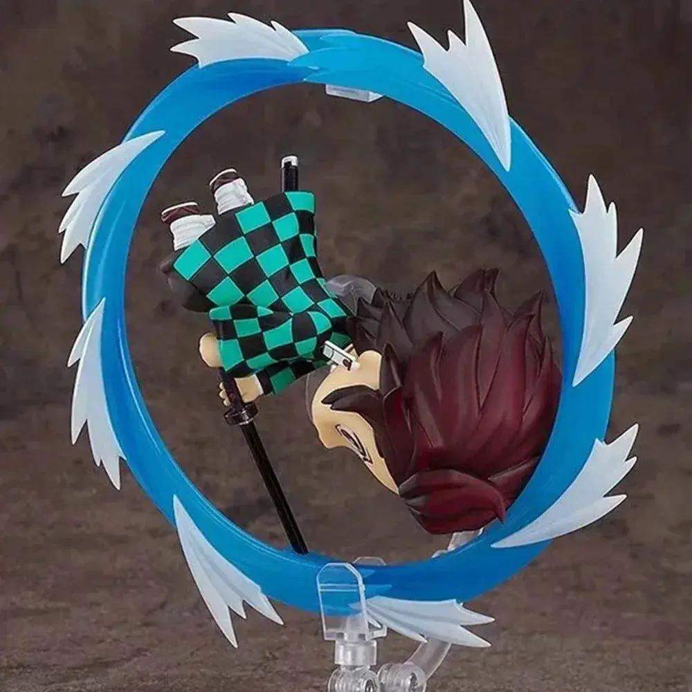 Demon Slayer Mini Anime Figurines, Inosuke, Tanjirou, Nezuko, Zenitsu, Giyuu, Regoukou, Tengen, Cute Kawaii Chibi Kimetsu no Yaiba 10 cm - ToylandEU