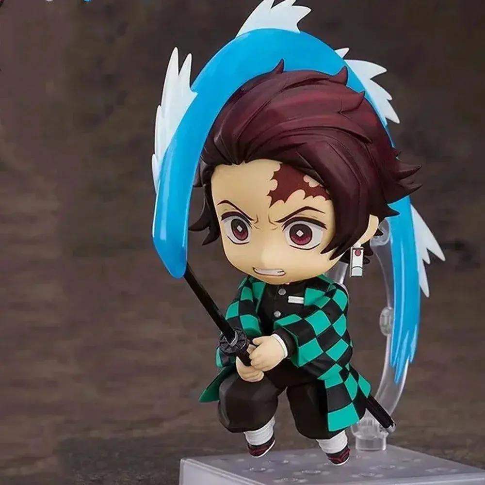 Demon Slayer Mini Anime Figurines, Inosuke, Tanjirou, Nezuko, Zenitsu, Giyuu, Regoukou, Tengen, Cute Kawaii Chibi Kimetsu no Yaiba 10 cm - ToylandEU