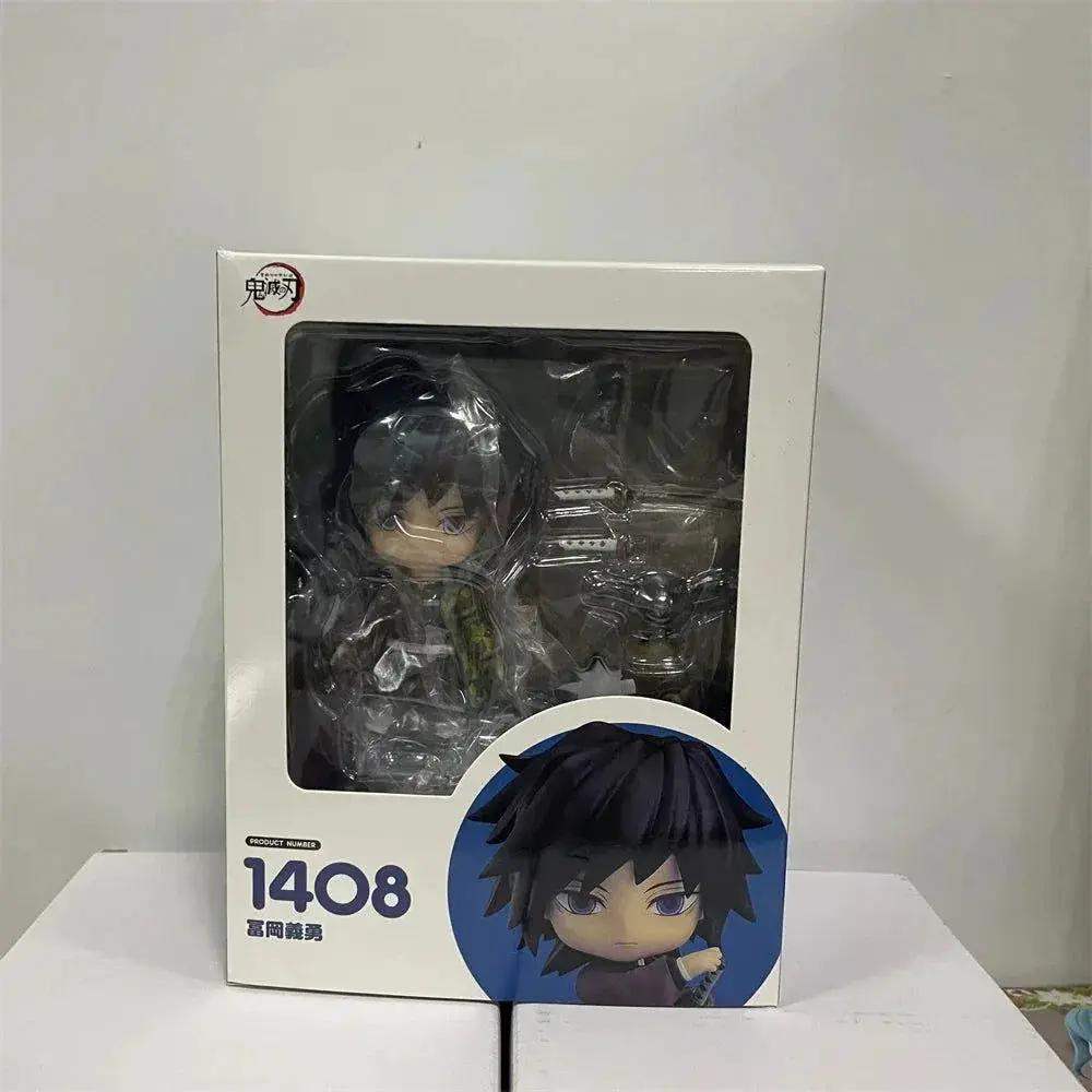 Demon Slayer Mini Anime Figurines, Inosuke, Tanjirou, Nezuko, Zenitsu, Giyuu, Regoukou, Tengen, Cute Kawaii Chibi Kimetsu no Yaiba 10 cm - ToylandEU