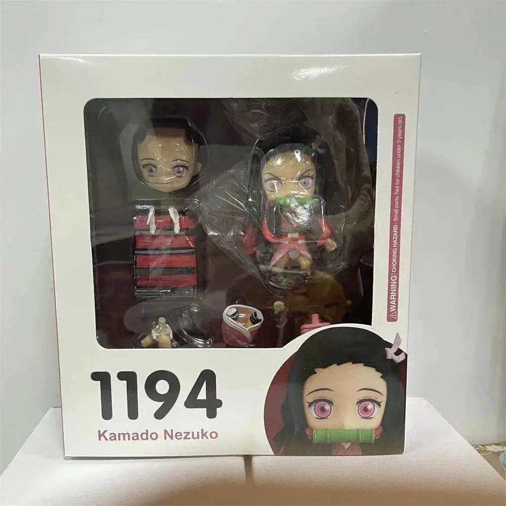 Demon Slayer Mini Anime Figurines, Inosuke, Tanjirou, Nezuko, Zenitsu, Giyuu, Regoukou, Tengen, Cute Kawaii Chibi Kimetsu no Yaiba 10 cm - ToylandEU