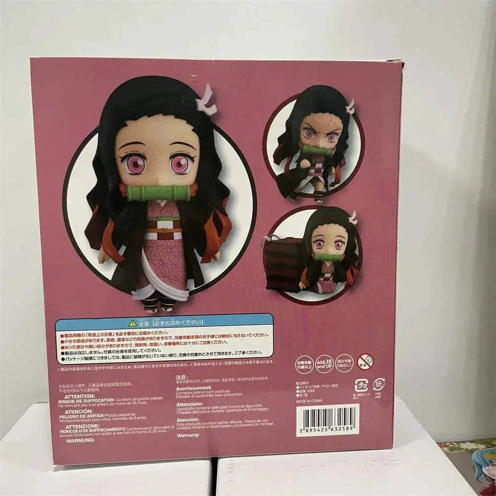 Demon Slayer Mini Anime Figurines, Inosuke, Tanjirou, Nezuko, Zenitsu, Giyuu, Regoukou, Tengen, Cute Kawaii Chibi Kimetsu no Yaiba 10 cm - ToylandEU