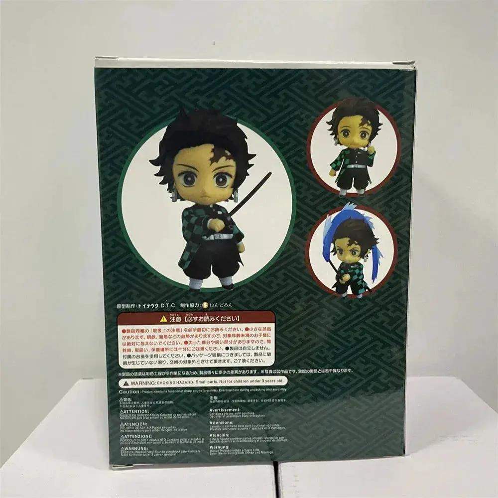 Demon Slayer Mini Anime Figurines, Inosuke, Tanjirou, Nezuko, Zenitsu, Giyuu, Regoukou, Tengen, Cute Kawaii Chibi Kimetsu no Yaiba 10 cm - ToylandEU
