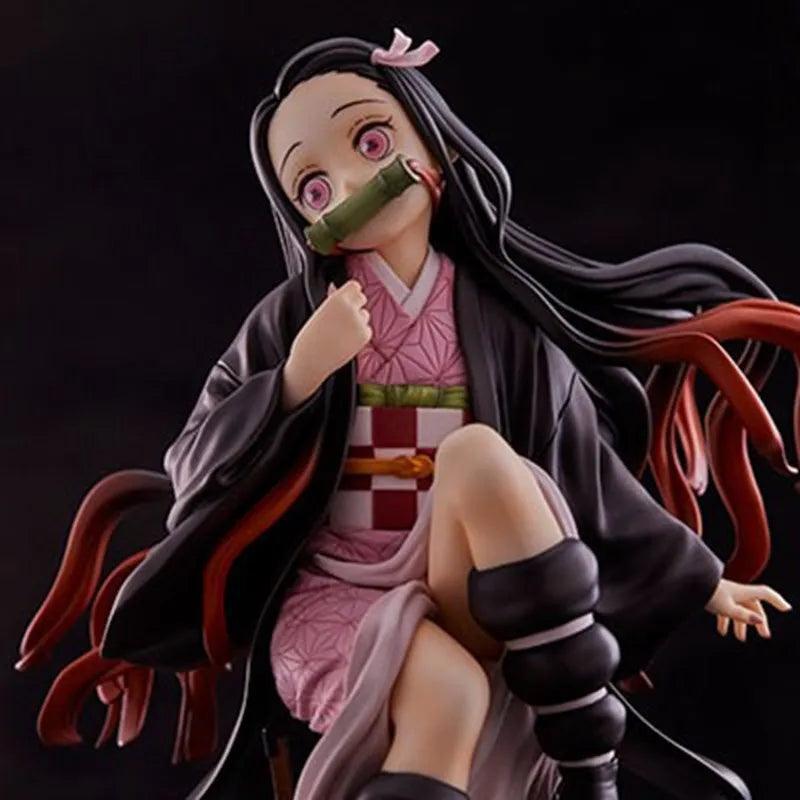  Demon Slayer Nezuko Figure | Sitting Pose | Toylandeu™ 