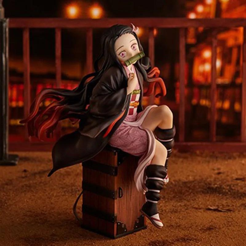  Demon Slayer Nezuko Figure | Sitting Pose | Toylandeu™ 