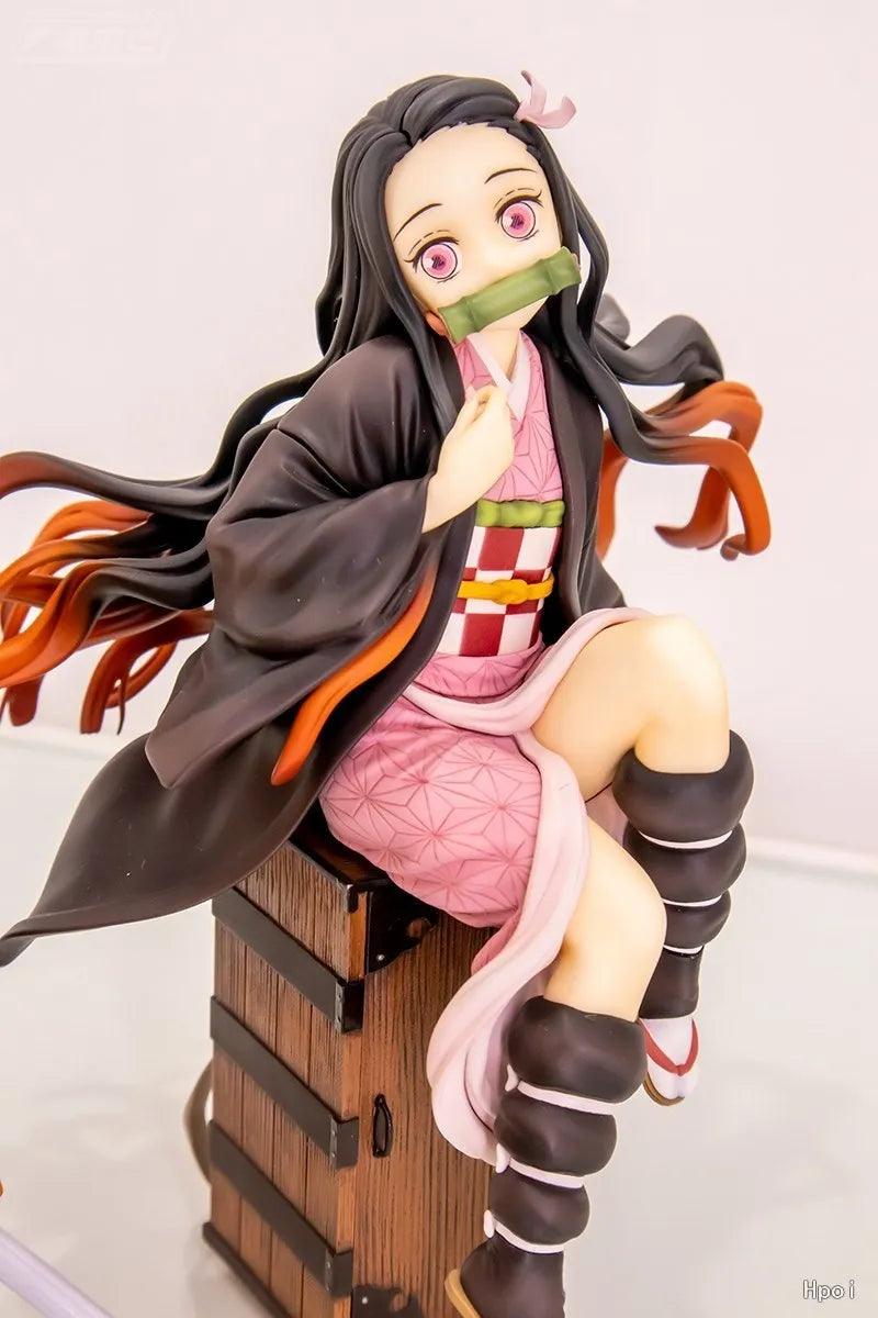  Demon Slayer Nezuko Figure | Sitting Pose | Toylandeu™ 