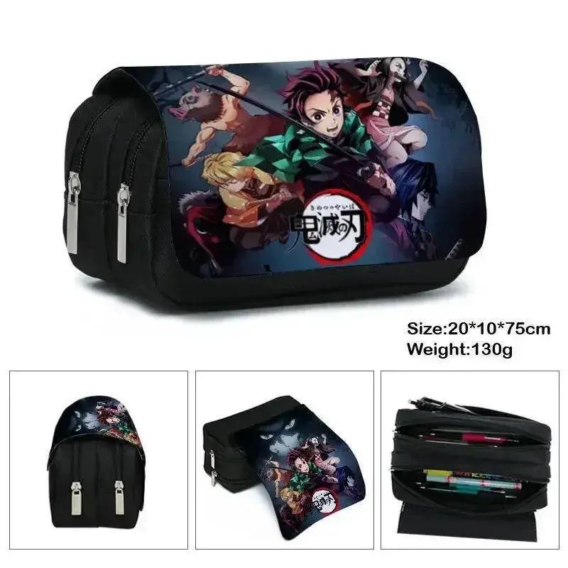  Demon Slayer Pencil Case Dual Layer Storage For Students -  ToylandEU™