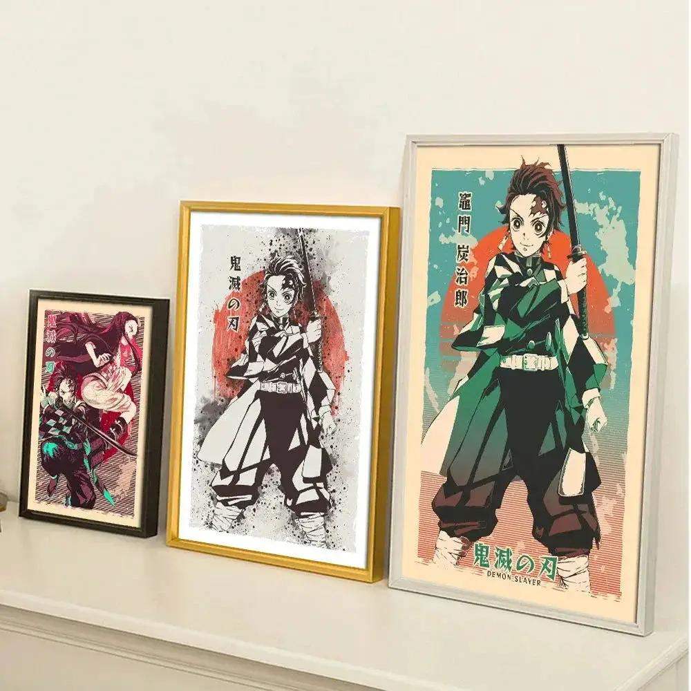 Demon Slayer Posters Anime Wall Art With Breath Techniques - ToylandEU